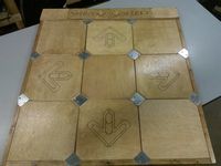 wood ddr dance pad