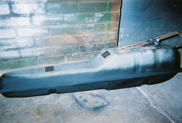 Fixed Fiero gas tank side